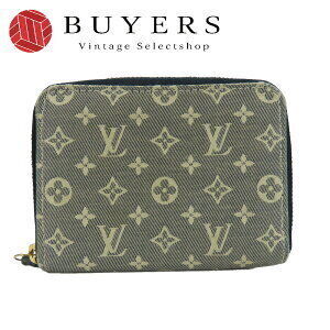 Louis Vuitton Monogram Idylle Coin Wallet Case Purse Navy Blue
